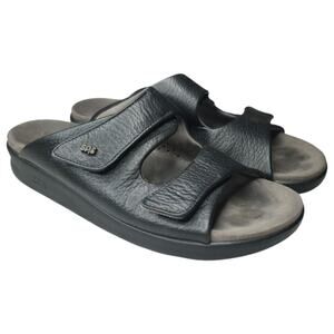 SAS Tripad Comfort Slide Sandals Women’s Size 8N Black Leather Platform USA Made